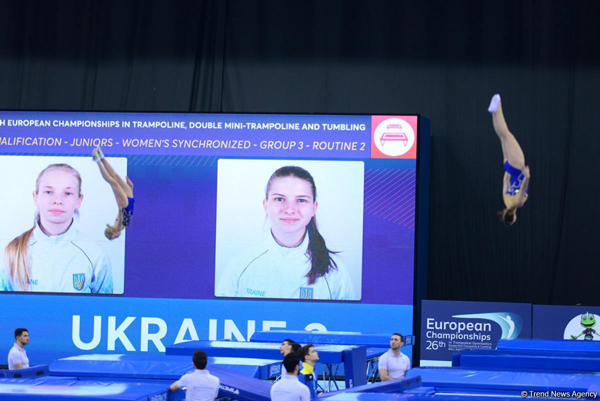 Best moments of 26th European Championships in Trampoline, Double Mini-Trampoline and Tumbling in Baku (PHOTO)