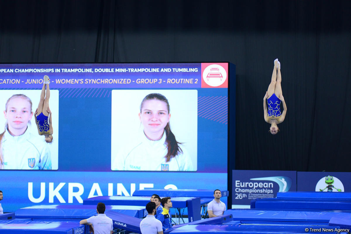 Best moments of 26th European Championships in Trampoline, Double Mini-Trampoline and Tumbling in Baku (PHOTO)