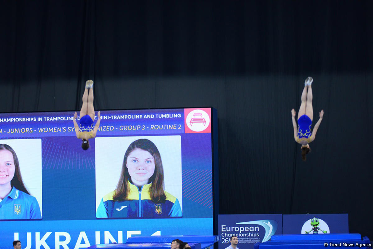 Best moments of 26th European Championships in Trampoline, Double Mini-Trampoline and Tumbling in Baku (PHOTO)