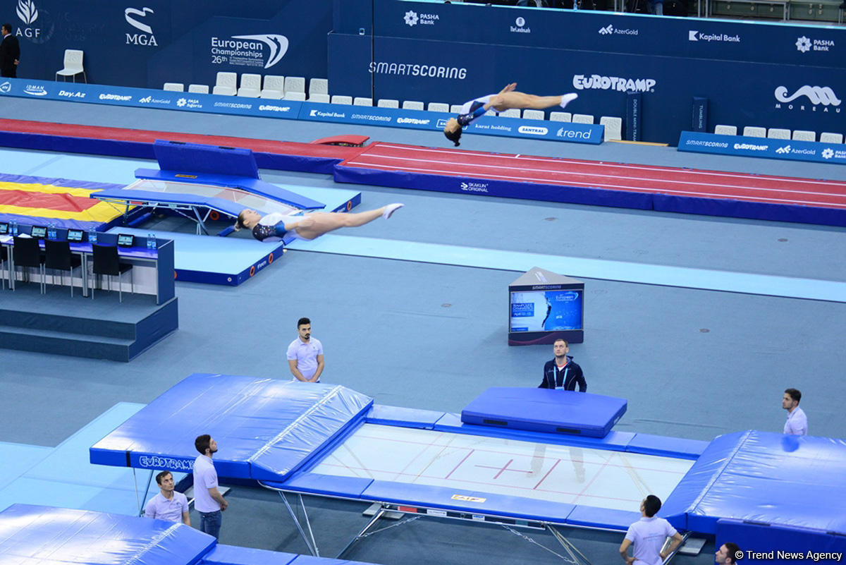 Best moments of 26th European Championships in Trampoline, Double Mini-Trampoline and Tumbling in Baku (PHOTO)