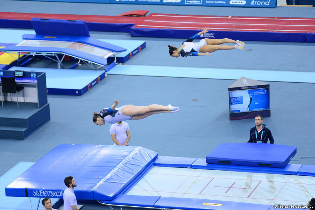 Best moments of 26th European Championships in Trampoline, Double Mini-Trampoline and Tumbling in Baku (PHOTO)
