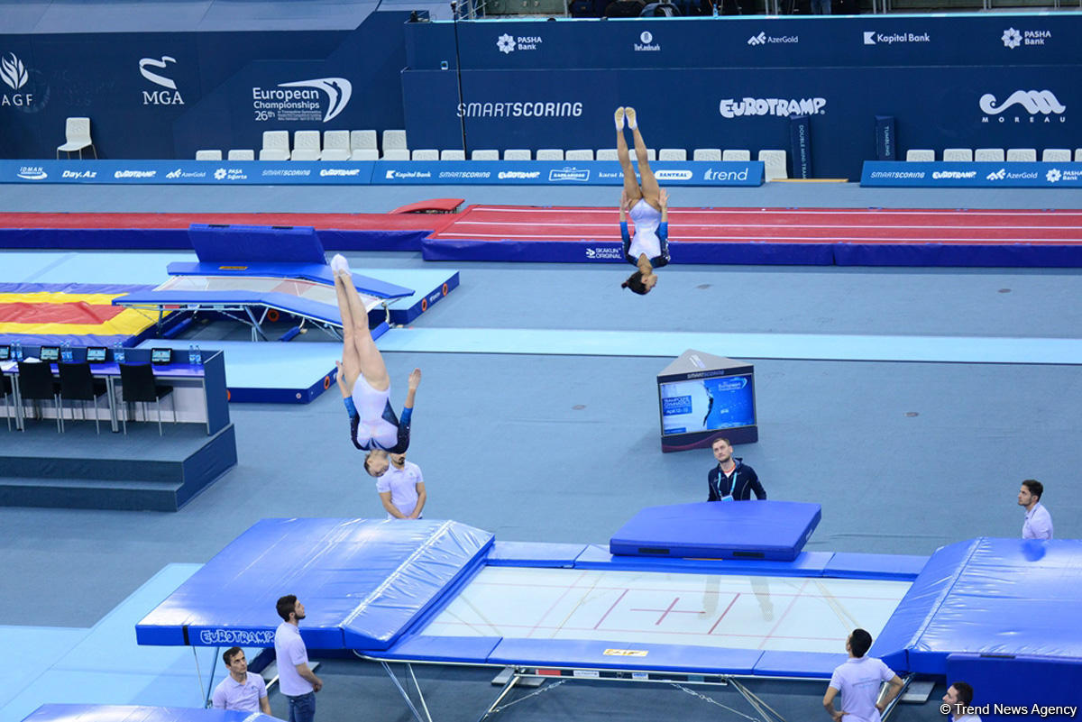 Best moments of 26th European Championships in Trampoline, Double Mini-Trampoline and Tumbling in Baku (PHOTO)