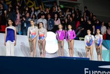 Awards presented to winners of second gymnastics semi-finals in Baku (PHOTO)