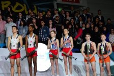 Awards presented to winners of 26th European gymnastics championship in Baku