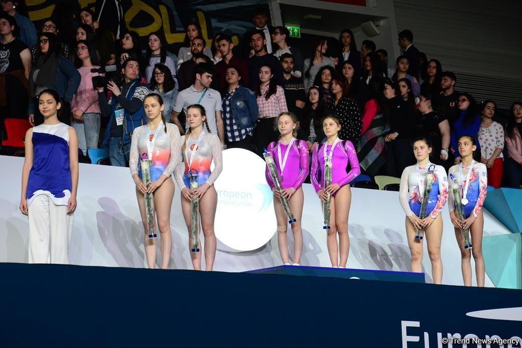 Awards presented to winners of second gymnastics semi-finals in Baku (PHOTO)
