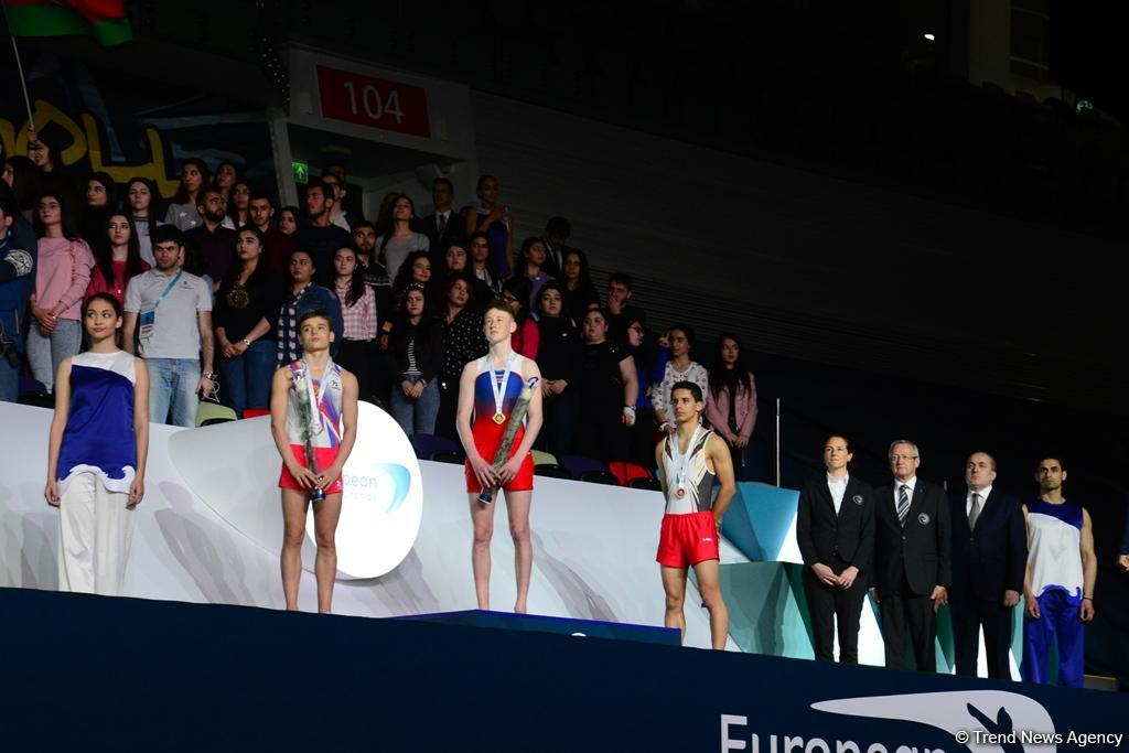 Awards presented to winners of second gymnastics semi-finals in Baku (PHOTO)