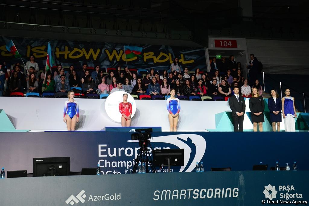 Awards presented to winners of second gymnastics semi-finals in Baku (PHOTO)