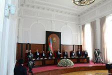 Azerbaijani Constitutional Court's Plenum confirms results of presidential election, Ilham Aliyev declared President of Azerbaijan (PHOTO)