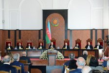 Azerbaijani Constitutional Court's Plenum confirms results of presidential election, Ilham Aliyev declared President of Azerbaijan (PHOTO)