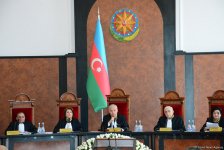 Azerbaijani Constitutional Court's Plenum confirms results of presidential election, Ilham Aliyev declared President of Azerbaijan (PHOTO)