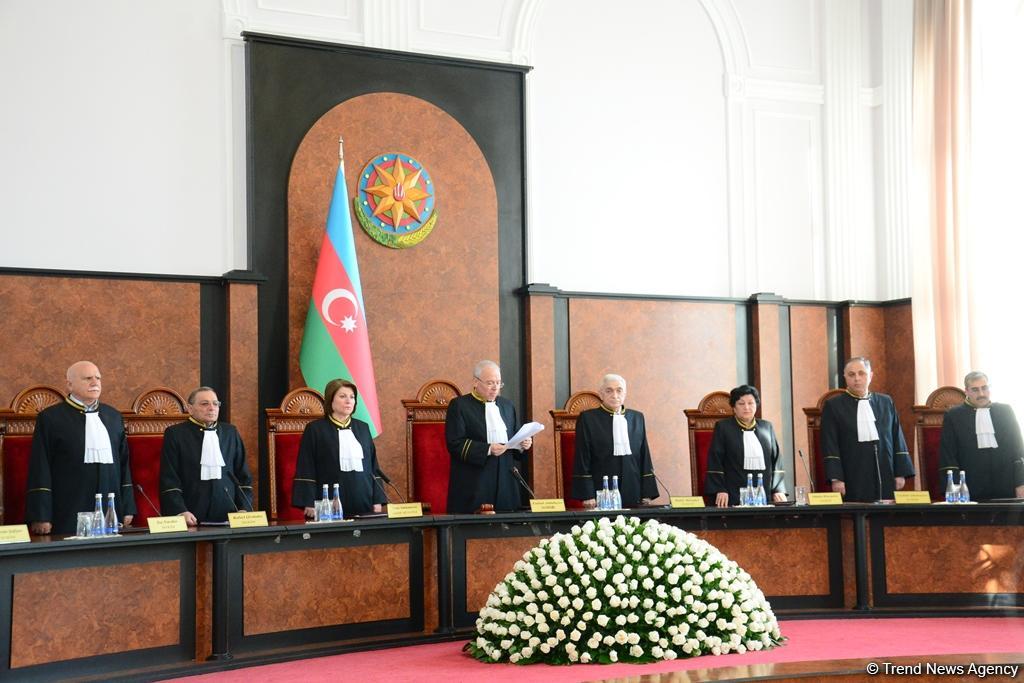 Azerbaijani Constitutional Court's Plenum confirms results of presidential election, Ilham Aliyev declared President of Azerbaijan (PHOTO)