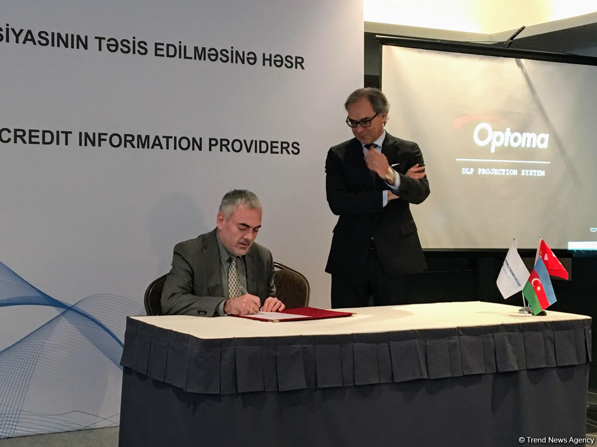 Regional association of providers of credit bureaus establsihed in Azerbaijan (PHOTO)