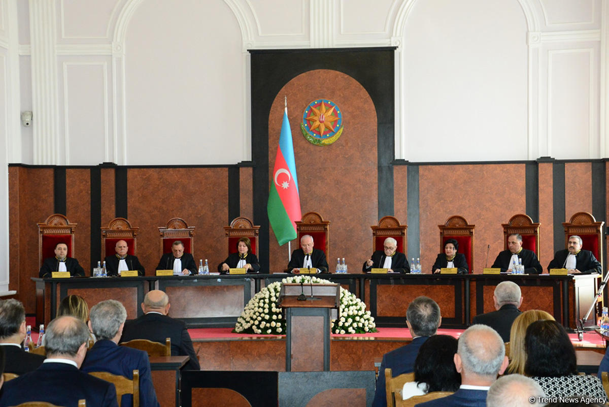 Azerbaijani Constitutional Court's Plenum confirms results of presidential election, Ilham Aliyev declared President of Azerbaijan (PHOTO)