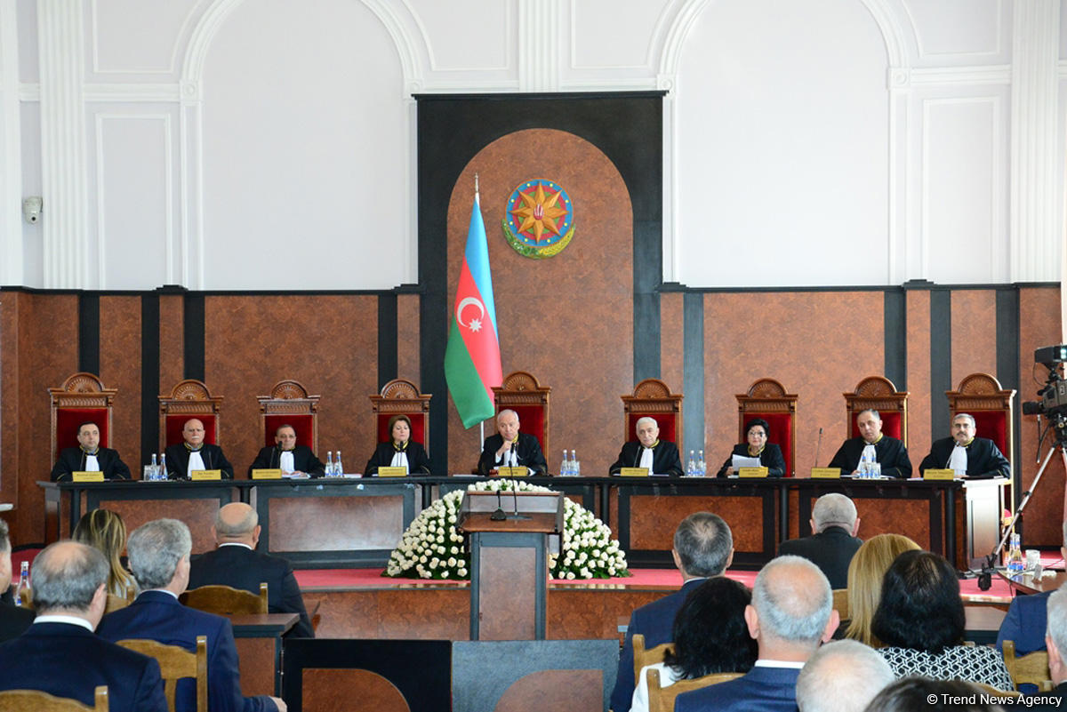 Azerbaijani Constitutional Court's Plenum confirms results of presidential election, Ilham Aliyev declared President of Azerbaijan (PHOTO)
