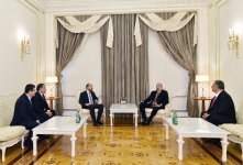 President Aliyev receives Turkish youth and sport minister (PHOTO)