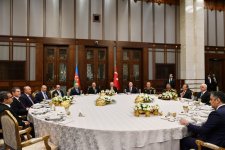 President Erdogan hosts dinner in honor of President Ilham Aliyev (PHOTO)