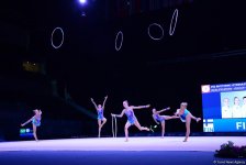 Azerbaijani gymnasts reach FIG World Cup finals in hoop exercises (PHOTO)