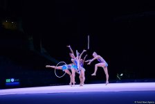 Azerbaijani gymnasts reach FIG World Cup finals in hoop exercises (PHOTO)