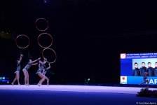 Azerbaijani gymnasts reach FIG World Cup finals in hoop exercises (PHOTO)