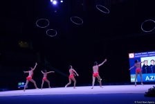 Azerbaijani gymnasts reach FIG World Cup finals in hoop exercises (PHOTO)