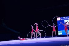 Azerbaijani gymnasts reach FIG World Cup finals in hoop exercises (PHOTO)