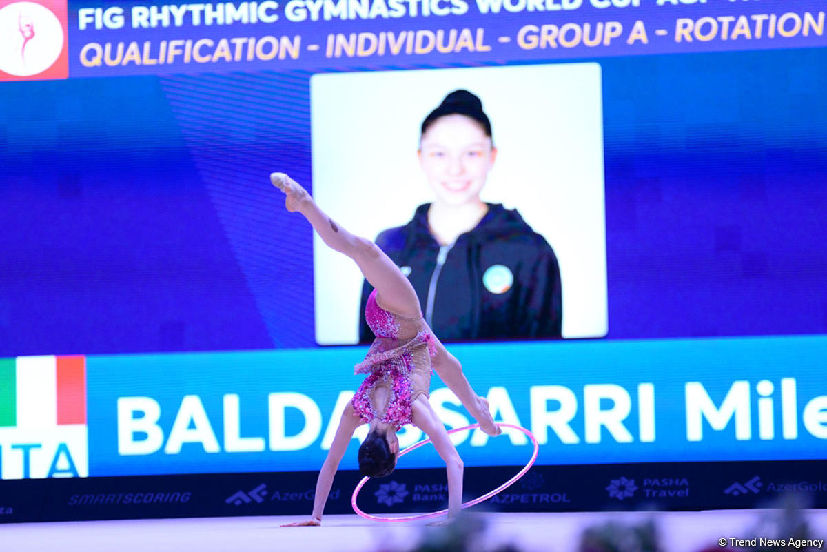 World Cup in rhythmic gymnastics kicks off in Baku (PHOTO)