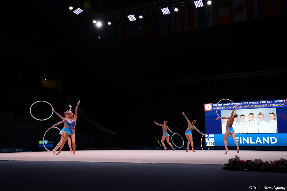 Azerbaijani gymnasts reach FIG World Cup finals in hoop exercises (PHOTO)
