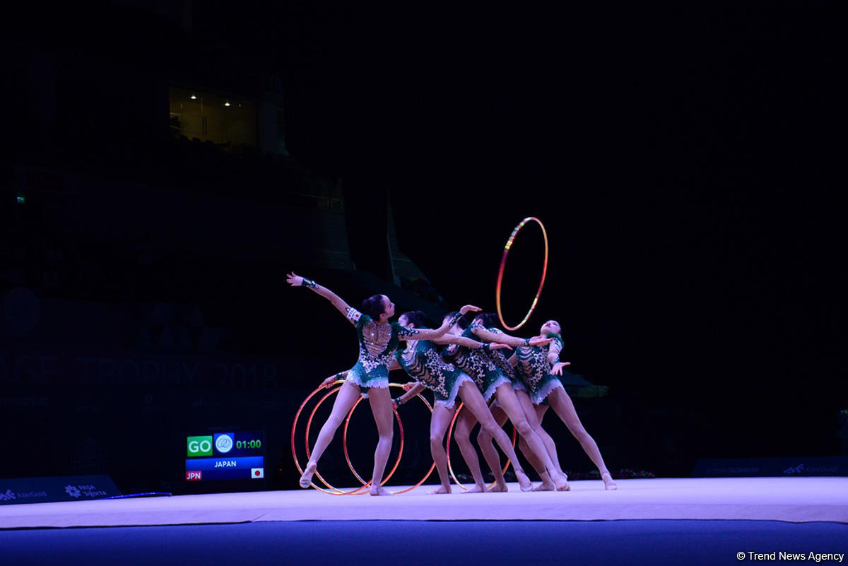 Azerbaijani gymnasts reach FIG World Cup finals in hoop exercises (PHOTO)