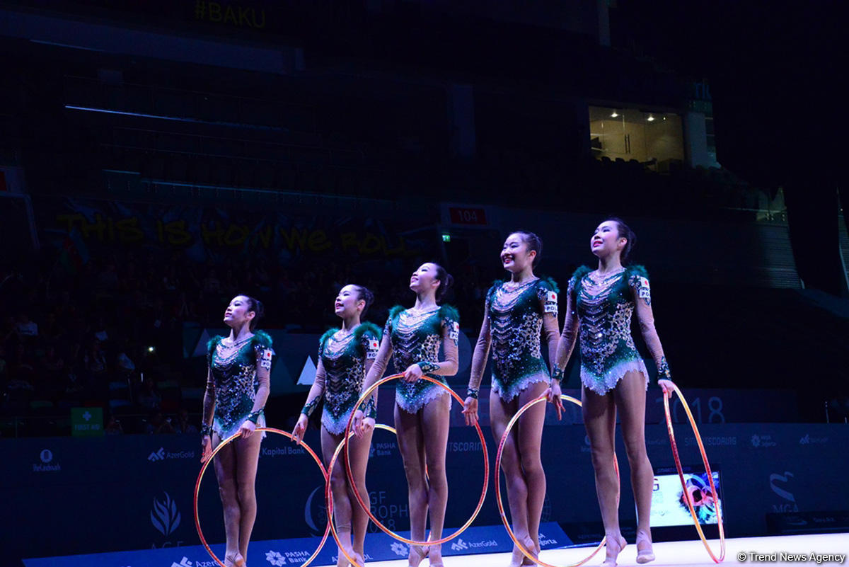 Azerbaijani gymnasts reach FIG World Cup finals in hoop exercises (PHOTO)