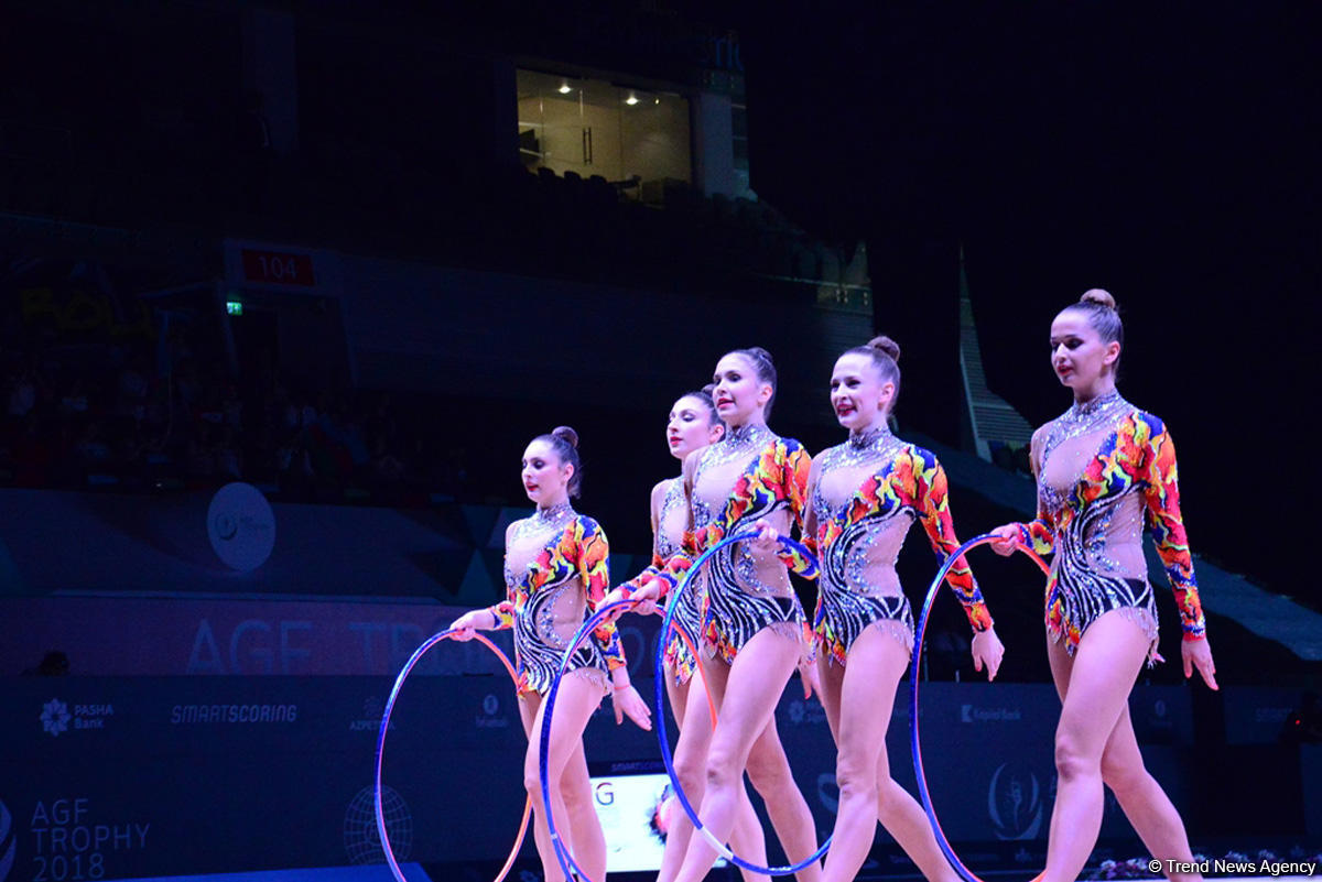 Azerbaijani gymnasts reach FIG World Cup finals in hoop exercises (PHOTO)