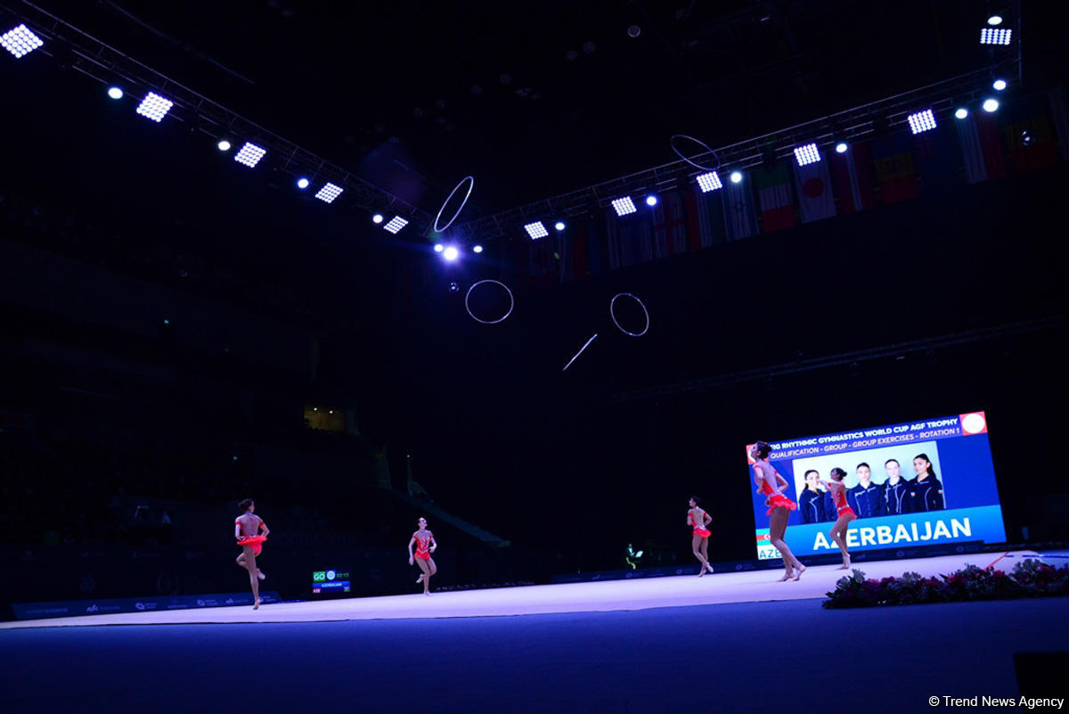 Azerbaijani gymnasts reach FIG World Cup finals in hoop exercises (PHOTO)