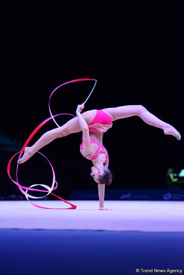 Best moments of FIG World Cup in Rhythmic Gymnastics (PHOTO)