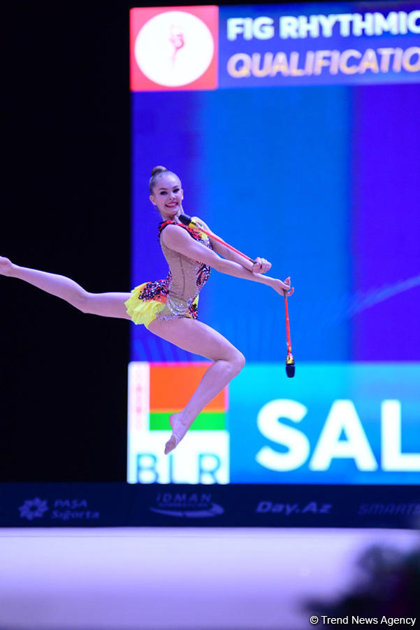 Best moments of FIG World Cup in Rhythmic Gymnastics (PHOTO)
