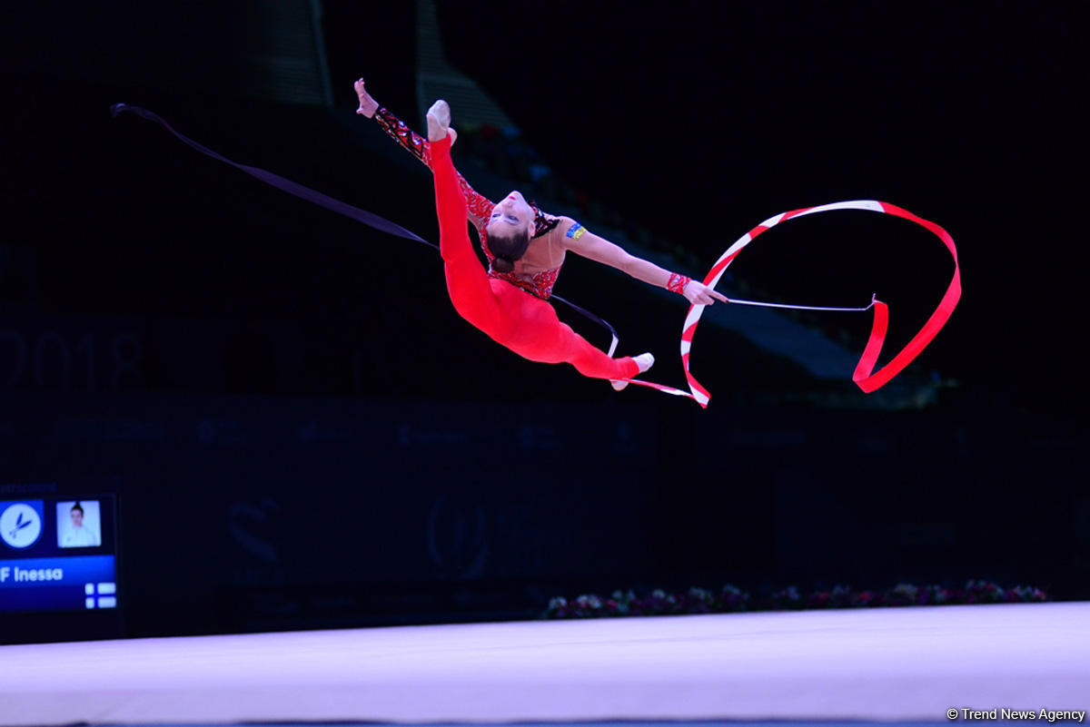 Best moments of FIG World Cup in Rhythmic Gymnastics (PHOTO)