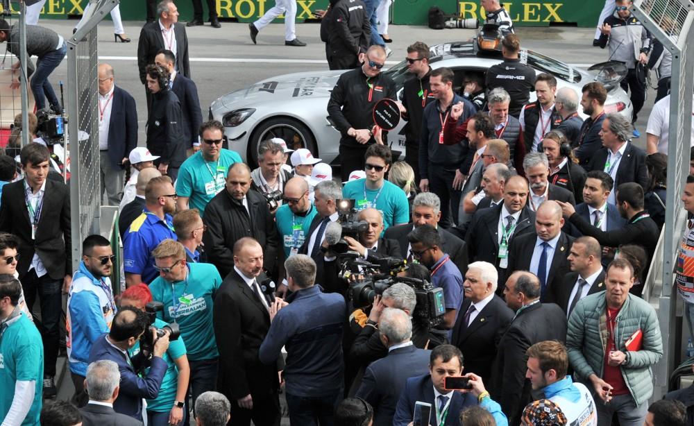 President Aliyev: “We are very happy that Formula 1 is held in Baku for third time”