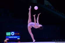 Finals of FIG Rhythmic Gymnastics World Cup kick off in Baku (PHOTO)