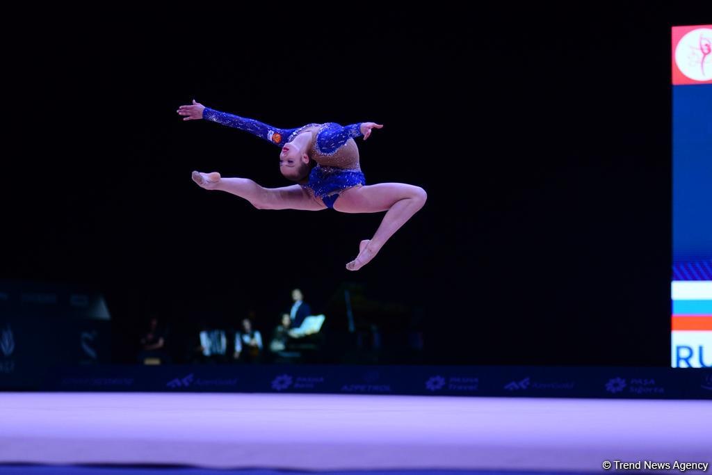 Finals of FIG Rhythmic Gymnastics World Cup kick off in Baku (PHOTO)