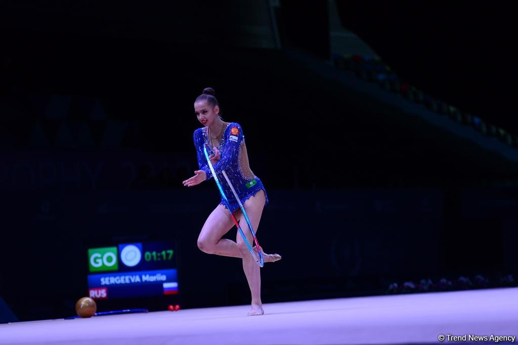 Finals of FIG Rhythmic Gymnastics World Cup kick off in Baku (PHOTO)