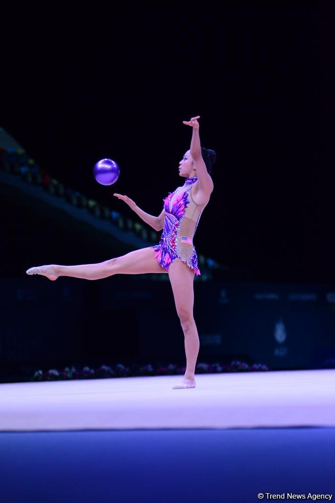 Finals of FIG Rhythmic Gymnastics World Cup kick off in Baku (PHOTO)