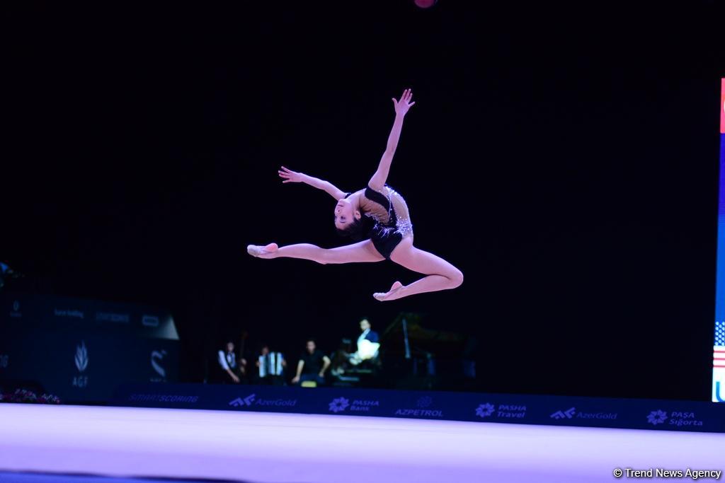 Finals of FIG Rhythmic Gymnastics World Cup kick off in Baku (PHOTO)
