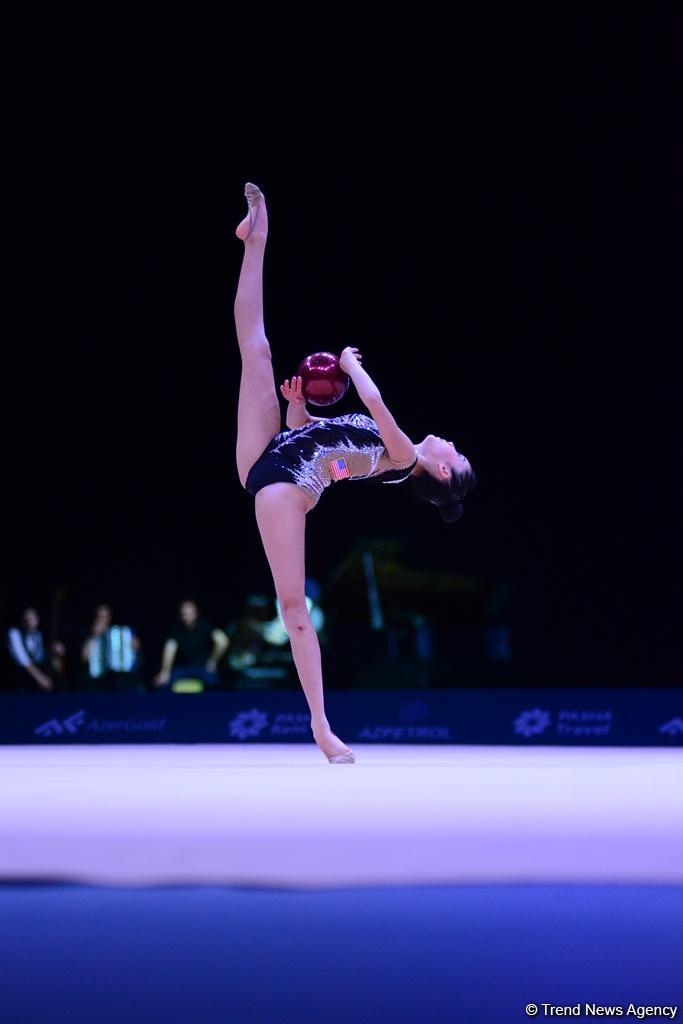 Finals of FIG Rhythmic Gymnastics World Cup kick off in Baku (PHOTO)