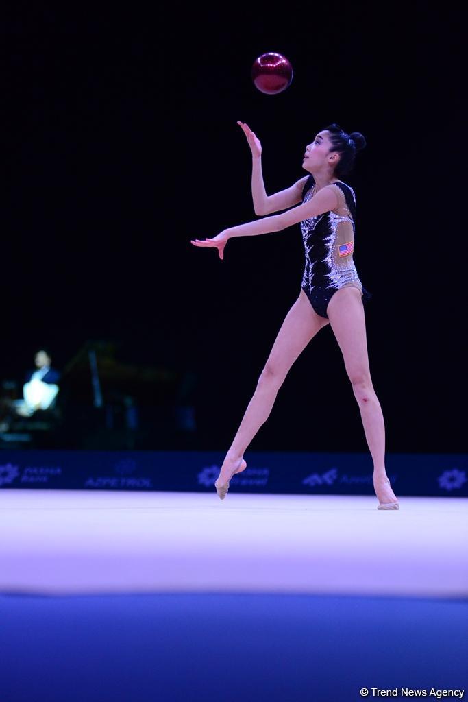 Finals of FIG Rhythmic Gymnastics World Cup kick off in Baku (PHOTO)