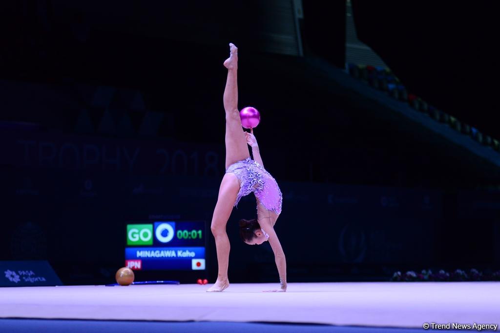 Finals of FIG Rhythmic Gymnastics World Cup kick off in Baku (PHOTO)