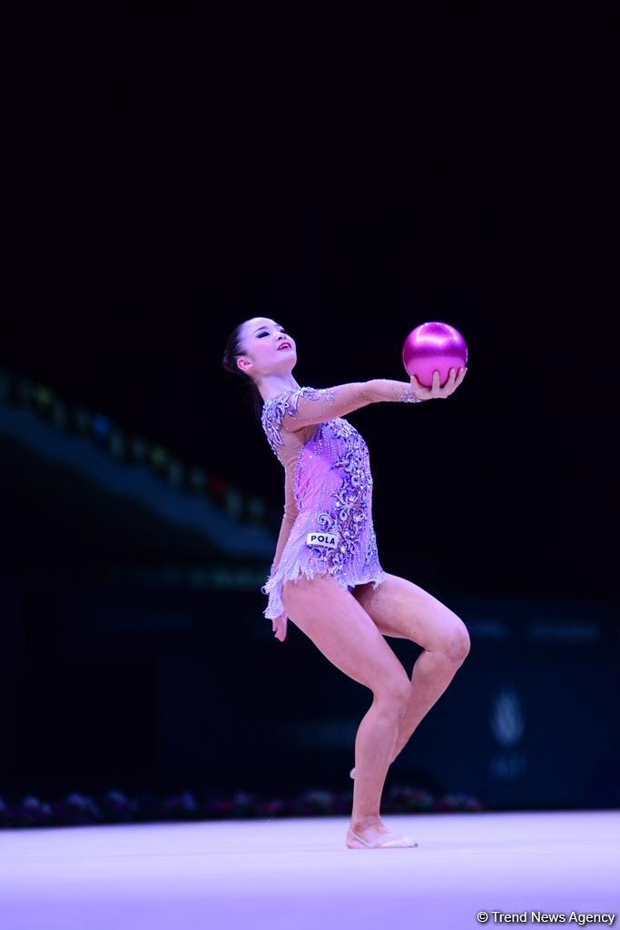 Finals of FIG Rhythmic Gymnastics World Cup kick off in Baku (PHOTO)