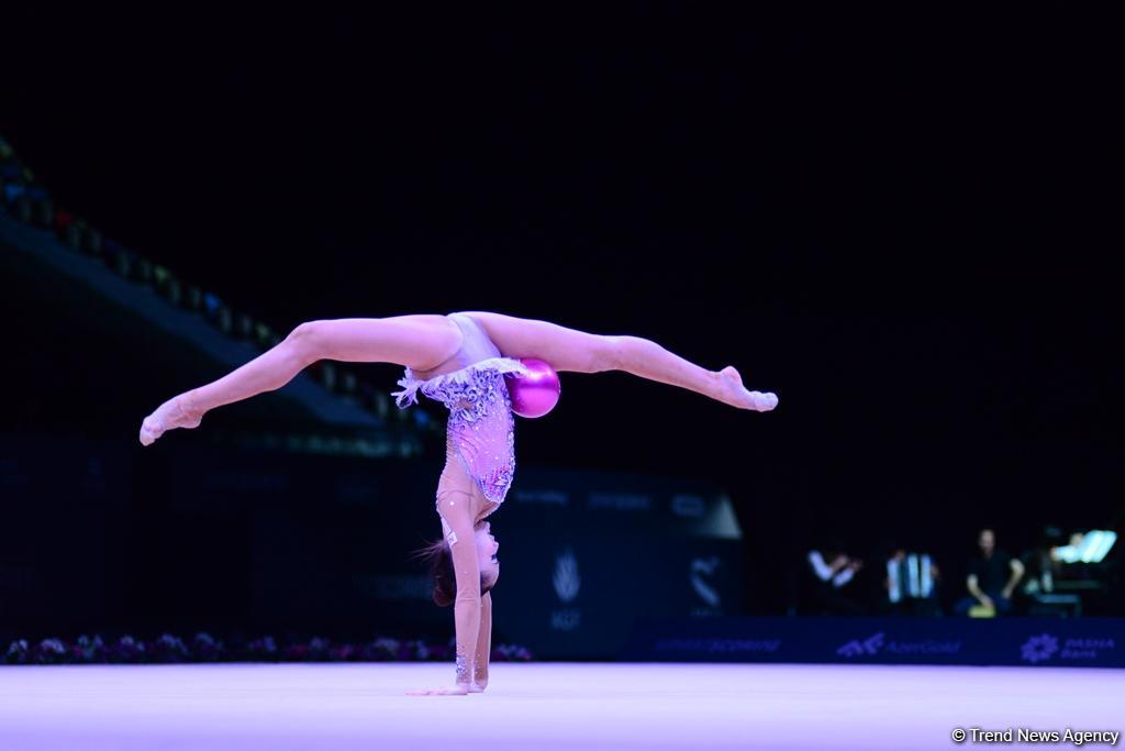 Finals of FIG Rhythmic Gymnastics World Cup kick off in Baku (PHOTO)