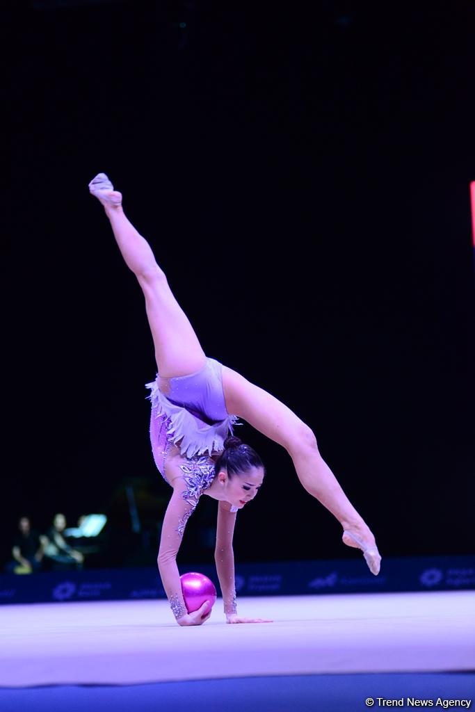 Finals of FIG Rhythmic Gymnastics World Cup kick off in Baku (PHOTO)