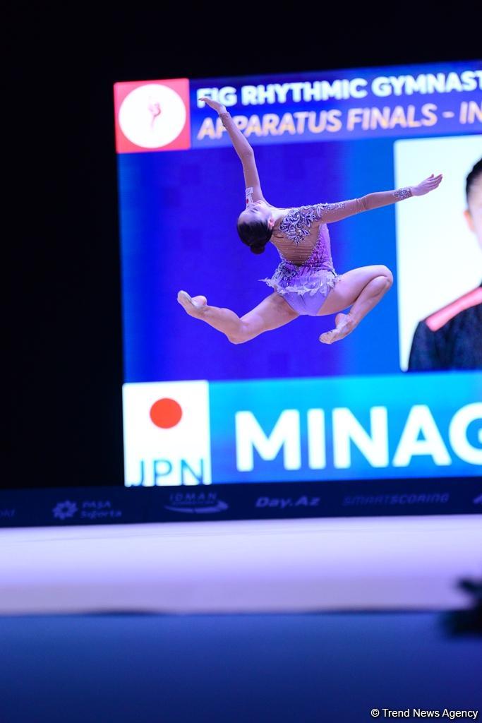 Finals of FIG Rhythmic Gymnastics World Cup kick off in Baku (PHOTO)
