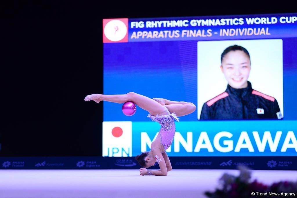 Finals of FIG Rhythmic Gymnastics World Cup kick off in Baku (PHOTO)