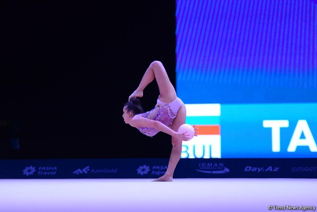 Finals of FIG Rhythmic Gymnastics World Cup kick off in Baku (PHOTO)