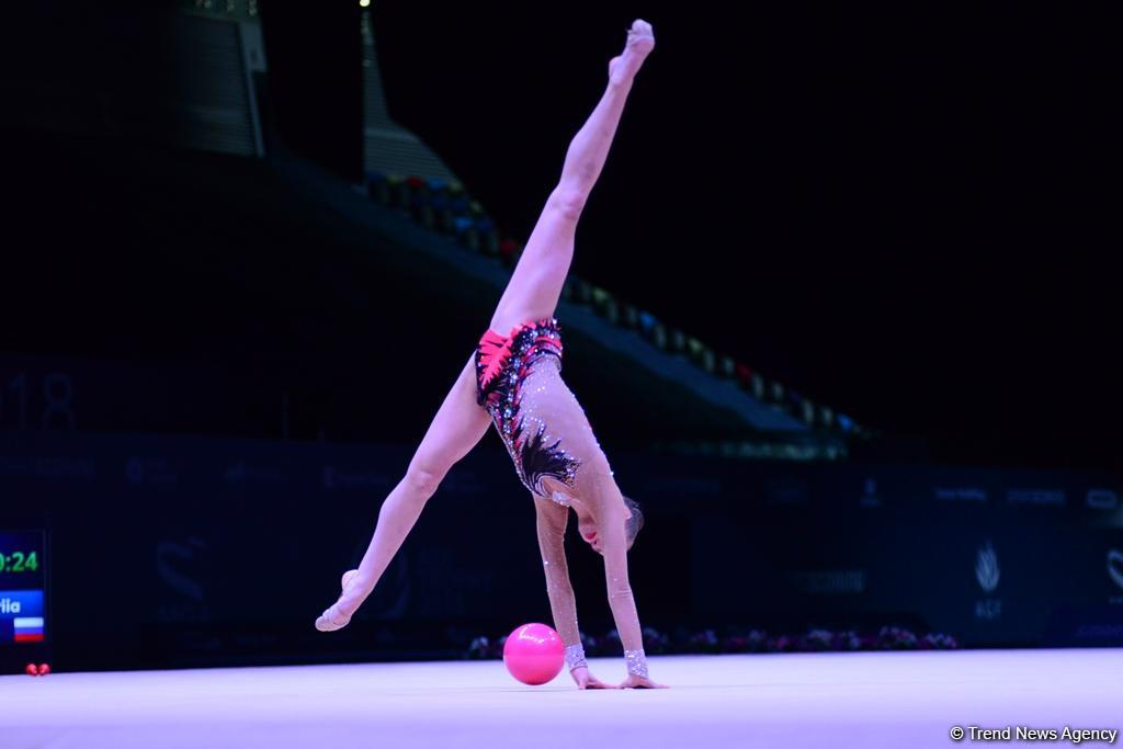 Finals of FIG Rhythmic Gymnastics World Cup kick off in Baku (PHOTO)